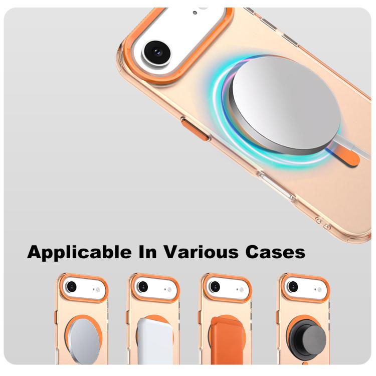 For iPhone 17 Air IMAK Candy Series Shockproof MagSafe Phone Case(Orange) - iPhone 17 Air Cases by imak | Online Shopping UK | buy2fix
