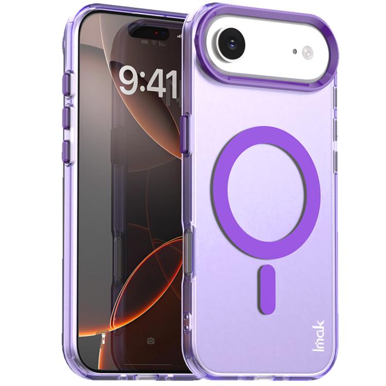 For iPhone Air IMAK Candy Series Shockproof MagSafe Phone Case(Purple) - iPhone Air Cases by imak | Online Shopping UK | buy2fix