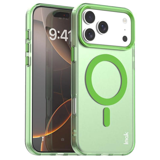 For iPhone 17 Pro IMAK Candy Series Shockproof MagSafe Phone Case(Green) - iPhone 17 Pro Cases by imak | Online Shopping UK | buy2fix