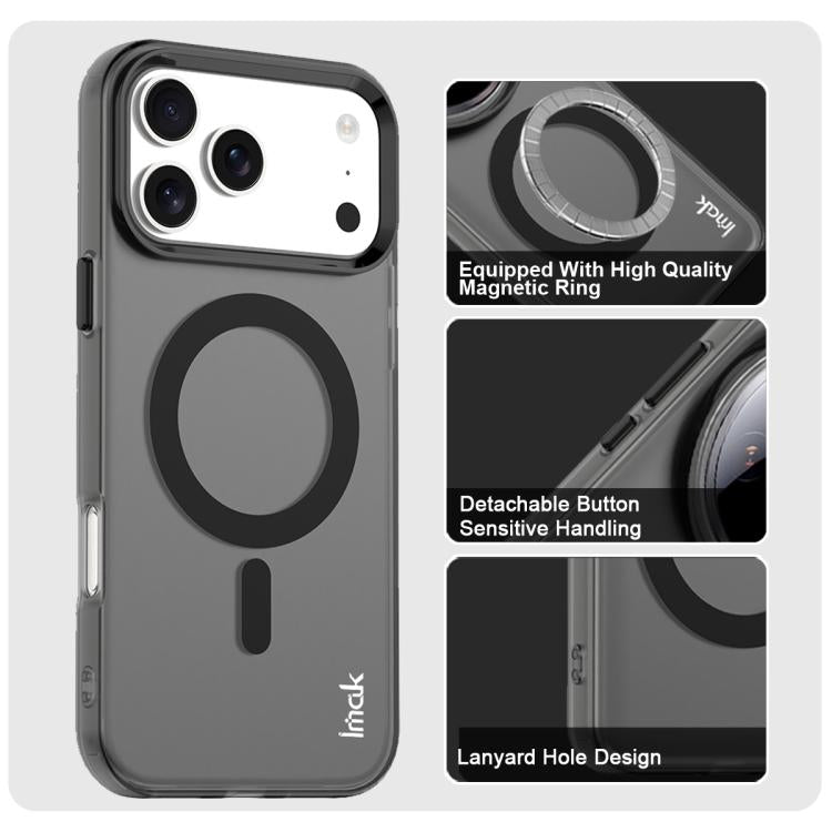 For iPhone 17 Pro Max IMAK Candy Series Shockproof MagSafe Phone Case(Black) - iPhone 17 Pro Max Cases by imak | Online Shopping UK | buy2fix