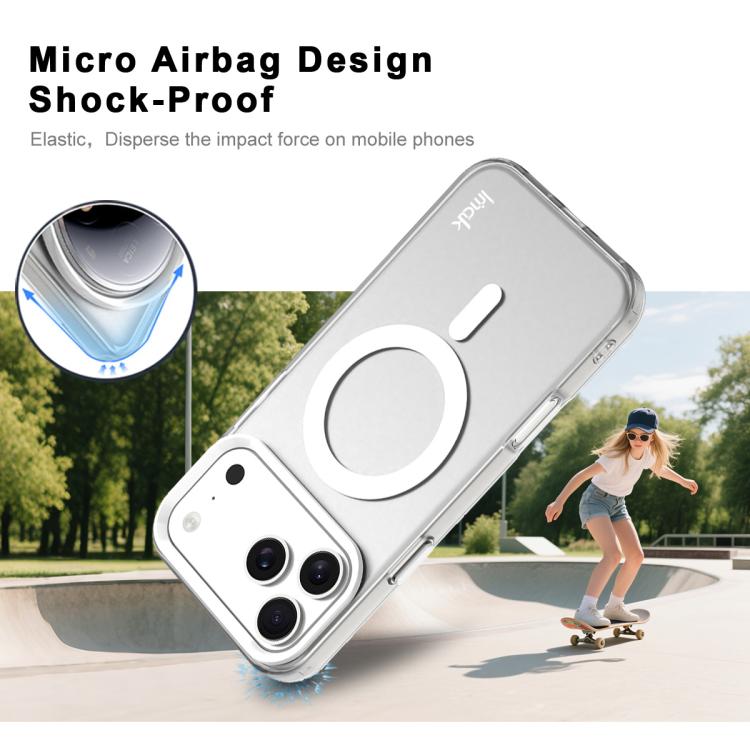 For iPhone 17 Pro Max IMAK Candy Series Shockproof MagSafe Phone Case(White) - iPhone 17 Pro Max Cases by imak | Online Shopping UK | buy2fix
