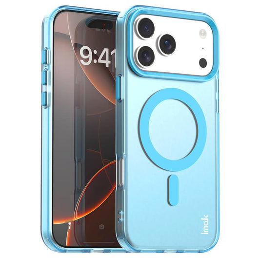 For iPhone 17 Pro Max IMAK Candy Series Shockproof MagSafe Phone Case(Blue) - iPhone 17 Pro Max Cases by imak | Online Shopping UK | buy2fix