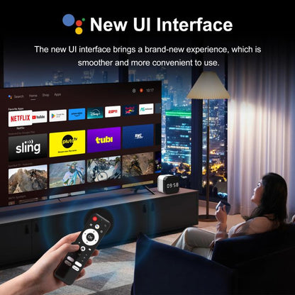 H96Max 8K UHD Android 14 Smart TV Box with Remote Control, 4GB+32GB, Allwinner H728 Octa-Core(AU Plug) - Others by buy2fix | Online Shopping UK | buy2fix