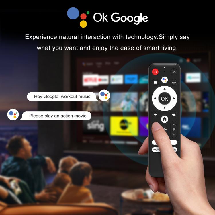 H96Max 8K UHD Android 14 Smart TV Box with Remote Control, 4GB+128GB, Allwinner H728 Octa-Core(UK Plug) - Others by buy2fix | Online Shopping UK | buy2fix