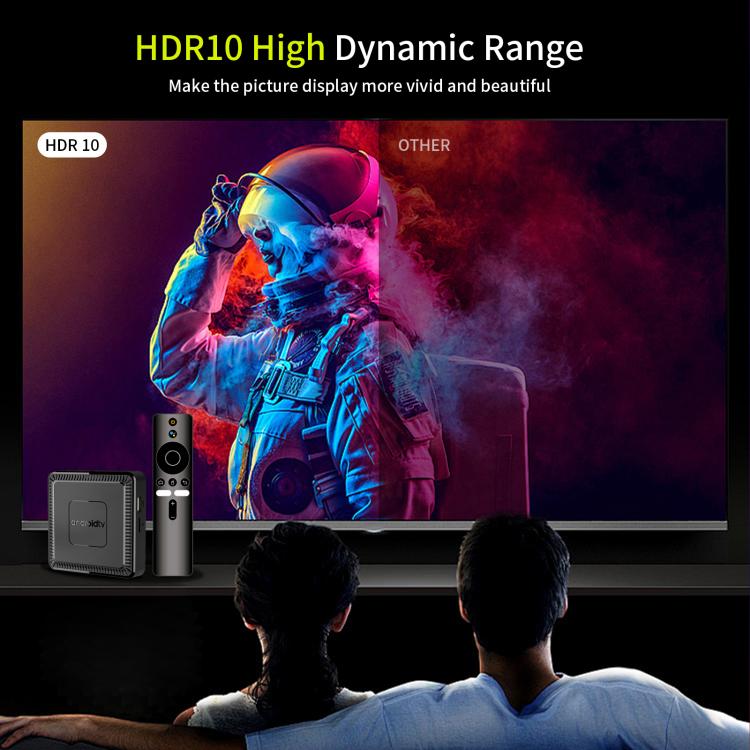 Q7 4K UHD Android 10 Smart TV Box with Remote Control, 2GB+8GB, Allwinner H313 Quad-Core(AU Plug) - Others by buy2fix | Online Shopping UK | buy2fix