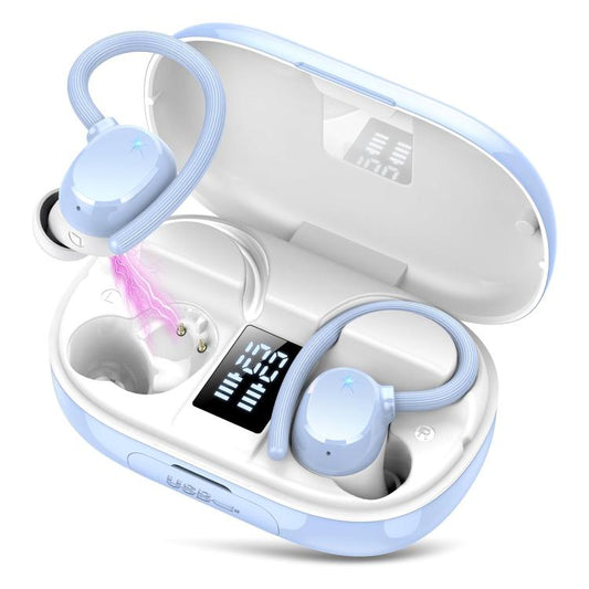 Q22 On Ear In-ear Stereo Noise Reduction Bluetooth Earphone(Light Blue) - Bluetooth Earphone by buy2fix | Online Shopping UK | buy2fix
