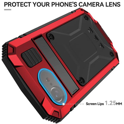 For iPhone 16e IP68 Waterproof Dustproof Shockproof Phone Case(Red) - iPhone 16e Cases by buy2fix | Online Shopping UK | buy2fix