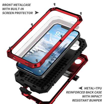 For iPhone 16e IP68 Waterproof Dustproof Shockproof Phone Case(Red) - iPhone 16e Cases by buy2fix | Online Shopping UK | buy2fix