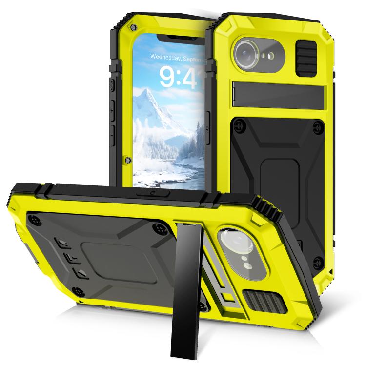 For iPhone 16e IP68 Waterproof Dustproof Shockproof Phone Case(Yellow) - iPhone 16e Cases by buy2fix | Online Shopping UK | buy2fix
