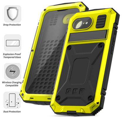 For iPhone 16e IP68 Waterproof Dustproof Shockproof Phone Case(Yellow) - iPhone 16e Cases by buy2fix | Online Shopping UK | buy2fix