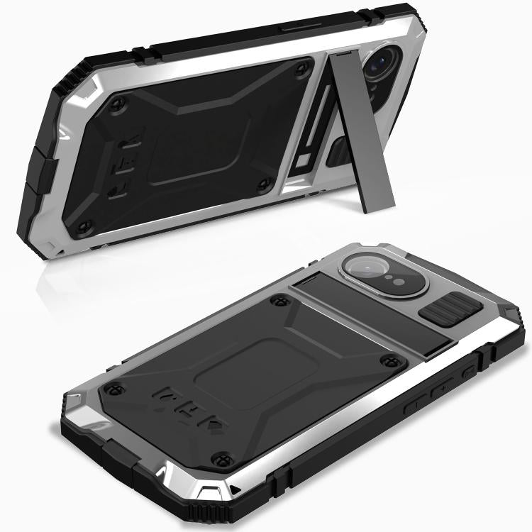 For iPhone 16e IP68 Waterproof Dustproof Shockproof Phone Case(Silver) - iPhone 16e Cases by buy2fix | Online Shopping UK | buy2fix