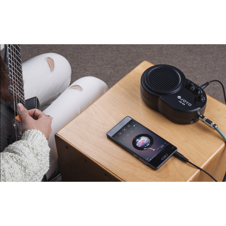 JOYO JA-02 3W Guitar Amplifier Mini Electric Guitar Amp Amplifier Speaker with Volume Tone Distortion Control - String Instrument Accessories by JOYO | Online Shopping UK | buy2fix