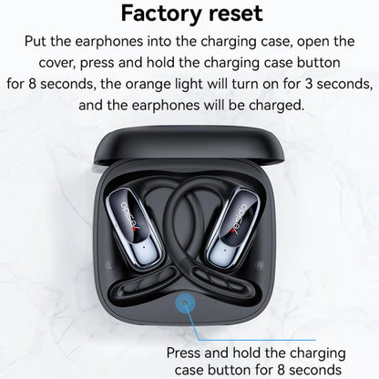 Yesido YSP24 Ear-hook Open OWS Bluetooth Earphone(Black) - Bluetooth Earphone by Yesido | Online Shopping UK | buy2fix