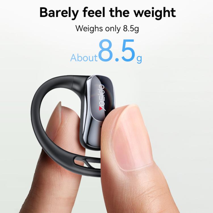 Yesido YSP24 Ear-hook Open OWS Bluetooth Earphone(Black) - Bluetooth Earphone by Yesido | Online Shopping UK | buy2fix