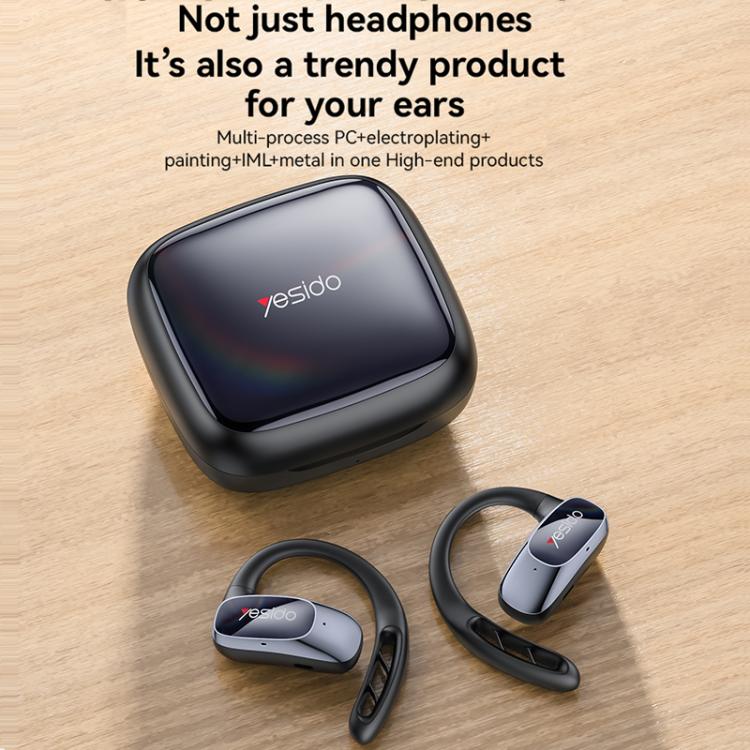 Yesido YSP24 Ear-hook Open OWS Bluetooth Earphone(Black) - Bluetooth Earphone by Yesido | Online Shopping UK | buy2fix