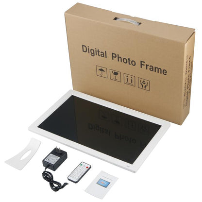 XCLT1850 18.5 inch LED Display Digital Photo Frame, Plug Type:EU Plug(White) - 15 inch Above by buy2fix | Online Shopping UK | buy2fix