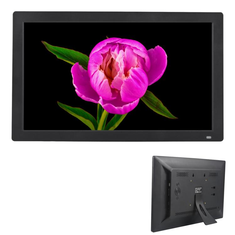 XCLT1850 18.5 inch LED Display Digital Photo Frame, Plug Type:UK Plug(Black) - 15 inch Above by buy2fix | Online Shopping UK | buy2fix