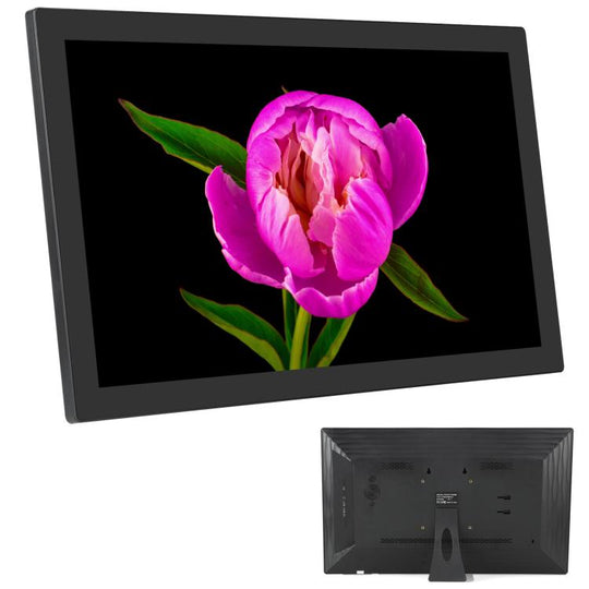 XCLT2150 21.5 inch LED Display Digital Photo Frame, Plug Type:US Plug(Black)