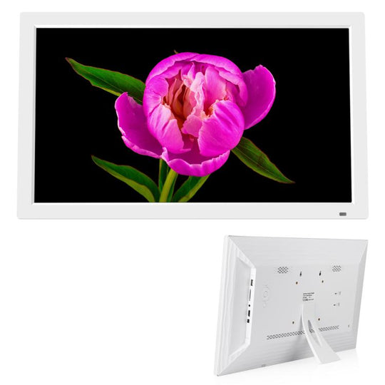 XCLT2150 21.5 inch LED Display Digital Photo Frame, Plug Type:EU Plug(White)