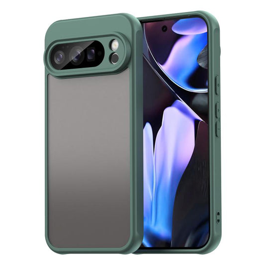 For Google Pixel 10 Pro XL Fan Dun Series TPU Hybrid PC Frosted Phone Case(Green) - Google Cases by buy2fix | Online Shopping UK | buy2fix