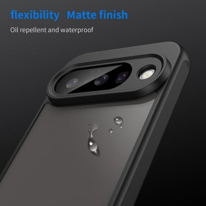 For Google Pixel 10 Fan Dun Series TPU Hybrid PC Frosted Phone Case(Black) - Google Cases by buy2fix | Online Shopping UK | buy2fix