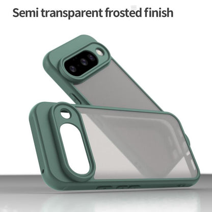 For Google Pixel 10 Fan Dun Series TPU Hybrid PC Frosted Phone Case(Green) - Google Cases by buy2fix | Online Shopping UK | buy2fix