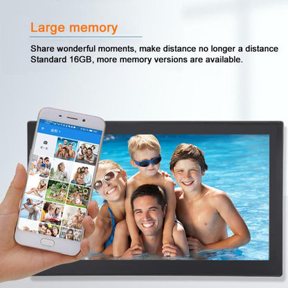 XCLT2150 21.5 inch IPS Screen WiFi Digital Cloud Photo Frame Wall Mounted LED Advertising Machine, Plug Type:EU Plug(Black) - 15 inch Above by buy2fix | Online Shopping UK | buy2fix