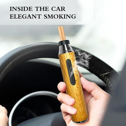 Walnut Car Ashtray Portable Lazy Cigarette Holder - Ashtrays by buy2fix | Online Shopping UK | buy2fix