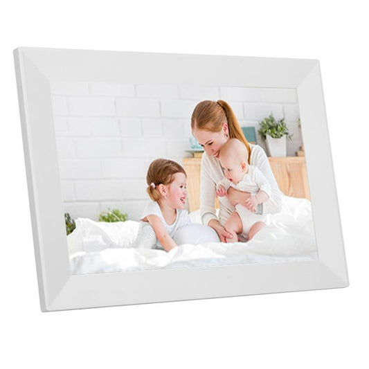 xclt1010 10.1 inch IPS Display Honeycomb Pattern WiFi Cloud Photo Frame, RK3126C Quad Core up to 1.5GHz, 1GB+16GB, Plug:US Plug(White) - 11 inch Below by buy2fix | Online Shopping UK | buy2fix