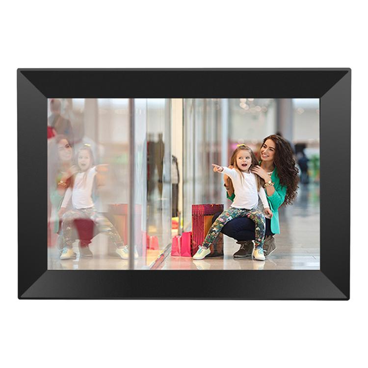 xclt1010 10.1 inch IPS Display Honeycomb Pattern WiFi Cloud Photo Frame, RK3126C Quad Core up to 1.5GHz, 1GB+16GB, Plug:EU Plug(Black) - 11 inch Below by buy2fix | Online Shopping UK | buy2fix