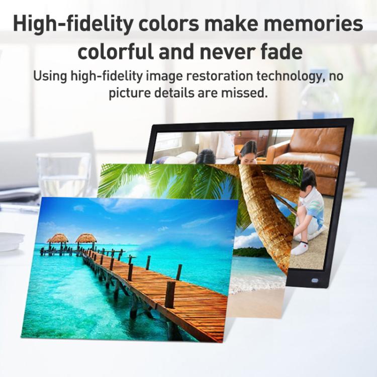 XCLT-1730 17.3 inch LED HD Screen WIFI Cloud Photo Frame with Stand, Plug:AU Plug(White) - 15 inch Above by buy2fix | Online Shopping UK | buy2fix