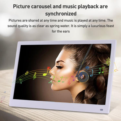 XCLT-1730 17.3 inch LED HD Screen WIFI Cloud Photo Frame with Stand, Plug:EU Plug(Black) - 15 inch Above by buy2fix | Online Shopping UK | buy2fix