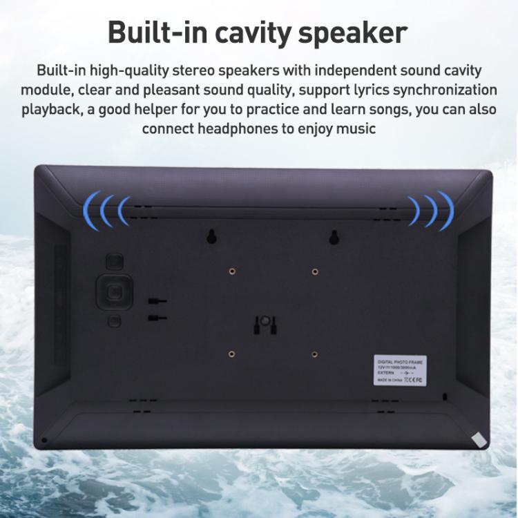 XCLT-1730 17.3 inch LED HD Screen WIFI Cloud Photo Frame with Stand, Plug:US Plug(Black) - 15 inch Above by buy2fix | Online Shopping UK | buy2fix