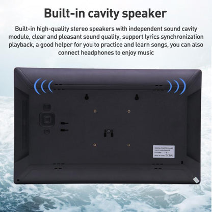 XCLT-1730 17.3 inch LED HD Screen WIFI Cloud Photo Frame with Stand, Plug:US Plug(Black) - 15 inch Above by buy2fix | Online Shopping UK | buy2fix