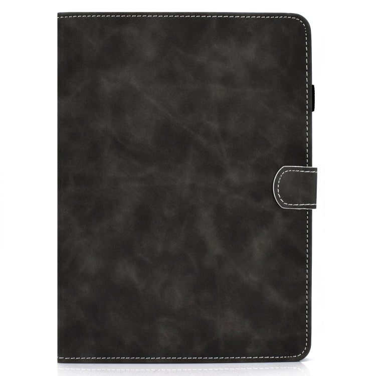 For iPad Air 2022 / 2020 10.9 Cowhide Texture Horizontal Flip Leather Case with Holder & Card Slots & Sleep / Wake-up Function(Grey) - iPad Air (2022) / (2020) 10.9 Cases by buy2fix | Online Shopping UK | buy2fix