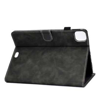 For iPad Air 2022 / 2020 10.9 Cowhide Texture Horizontal Flip Leather Case with Holder & Card Slots & Sleep / Wake-up Function(Grey) - iPad Air (2022) / (2020) 10.9 Cases by buy2fix | Online Shopping UK | buy2fix