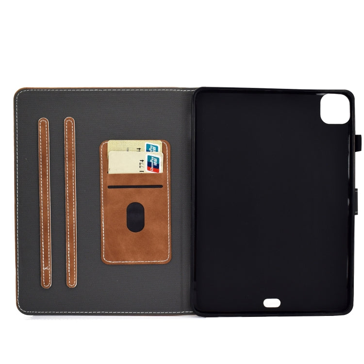 For iPad Air 2022 / 2020 10.9 Cowhide Texture Horizontal Flip Leather Case with Holder & Card Slots & Sleep / Wake-up Function(Brown) - iPad Air (2022) / (2020) 10.9 Cases by buy2fix | Online Shopping UK | buy2fix