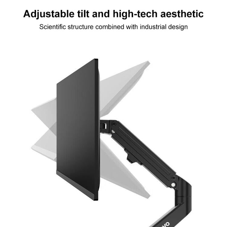 Lenovo Thinkplus ZJA4 Rotatable Lift Desktop Monitor Holder(Black) - Laptop Stand by Lenovo | Online Shopping UK | buy2fix