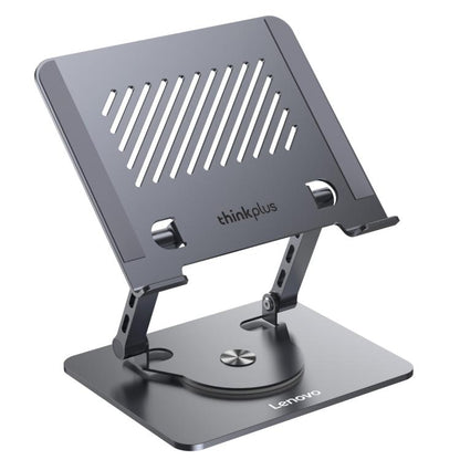Lenovo Thinkplus ZJA7 360 Degree Rotating Laptop Heat Dissipation Metal Holder(Grey) - Laptop Stand by Lenovo | Online Shopping UK | buy2fix