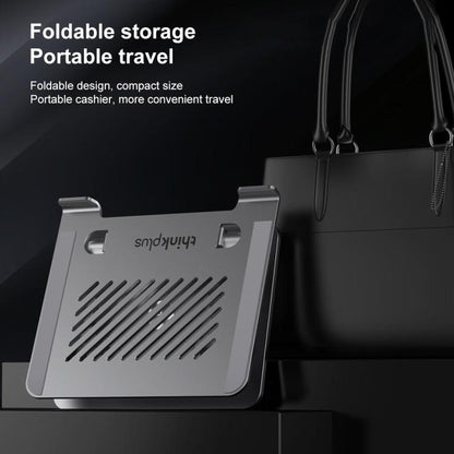 Lenovo Thinkplus ZJA7 360 Degree Rotating Laptop Heat Dissipation Metal Holder(Grey) - Laptop Stand by Lenovo | Online Shopping UK | buy2fix