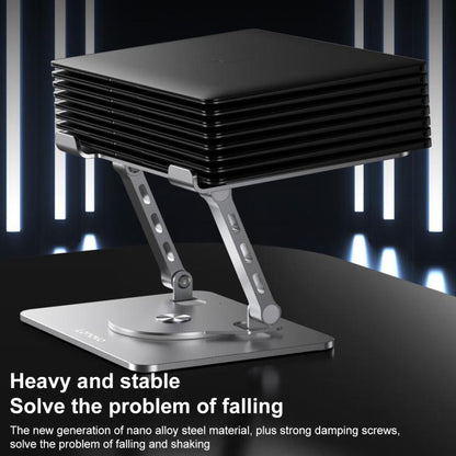 Lenovo Thinkplus ZJA7 360 Degree Rotating Laptop Heat Dissipation Metal Holder(Silver) - Laptop Stand by Lenovo | Online Shopping UK | buy2fix