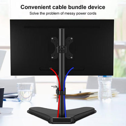 Lenovo Thinkplus ZJA10 Rotatable Lift Desktop Vertical Single Arm Monitor Holder(Black) - Laptop Stand by Lenovo | Online Shopping UK | buy2fix