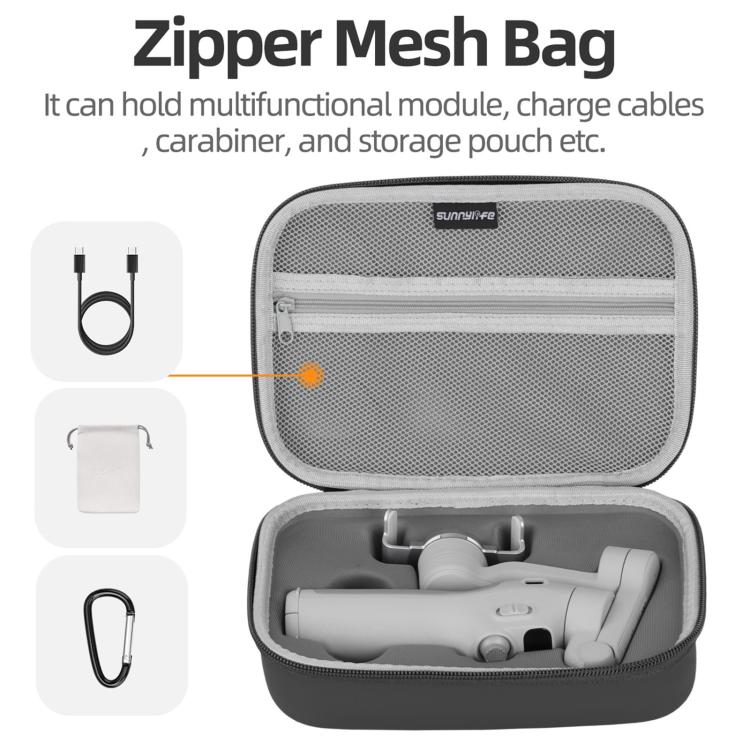 For DJI Osmo Mobile 7P Sunnylife Portable Carrying Case Mini Bag Handbag(Orange) - Backpacks & Bags by Sunnylife | Online Shopping UK | buy2fix