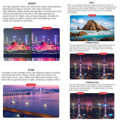 For DJI O4 Air Unit Pro / Avata 2 JSR YB Series Camera Lens Filter, Filter:6 in 1 ND8-64 UV CPL - Lens Filter by JSR | Online Shopping UK | buy2fix