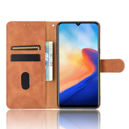 For Blackview A80 Solid Color Skin Feel Magnetic Buckle Horizontal Flip Calf Texture PU Leather Case with Holder & Card Slots & Wallet(Brown) - More Brand by buy2fix | Online Shopping UK | buy2fix