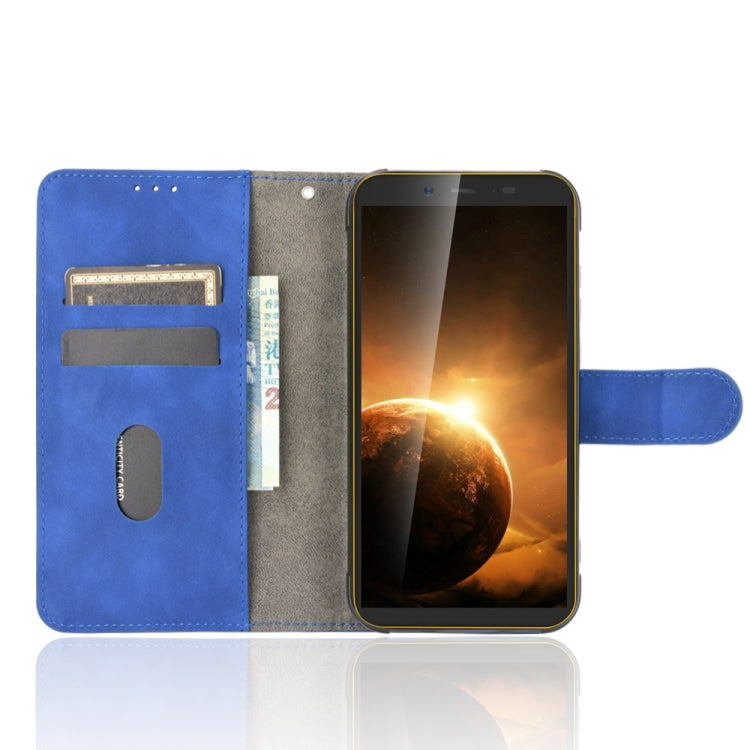 For Blackview BV5500 / BV5500 Pro / BV5500 Plus Solid Color Skin Feel Magnetic Buckle Horizontal Flip Calf Texture PU Leather Case with Holder & Card Slots & Wallet(Blue) - More Brand by buy2fix | Online Shopping UK | buy2fix