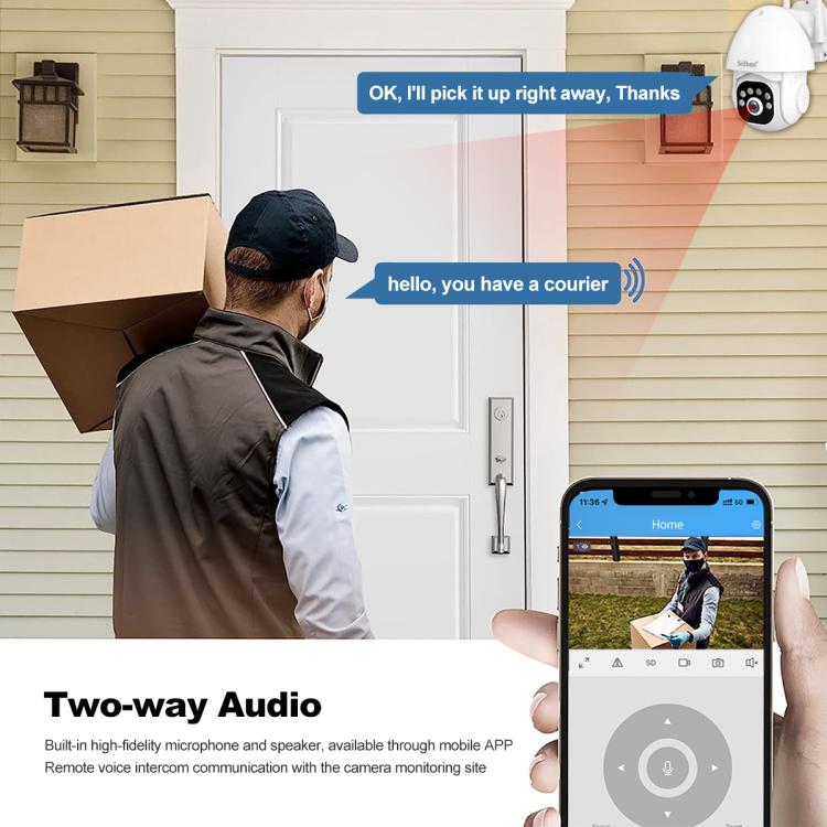 SriHome NVS001E-IPC039B 5MP 8CH HD NVR Wireless Cameras Set, Plug:UK Plug - Video Recorder Kit by SriHome | Online Shopping UK | buy2fix