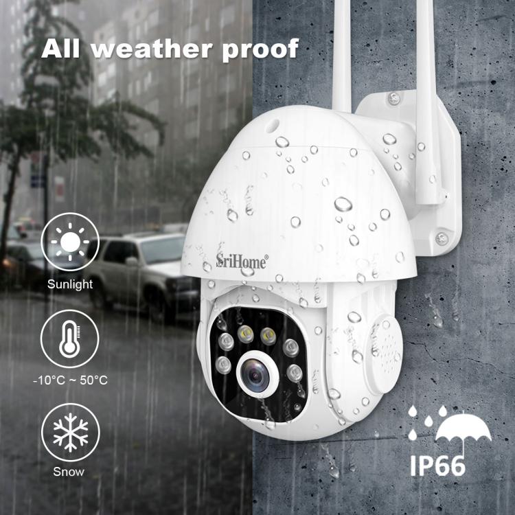 SriHome NVS001E-IPC039B 5MP 8CH HD NVR Wireless Cameras Set, Plug:EU Plug - Video Recorder Kit by SriHome | Online Shopping UK | buy2fix