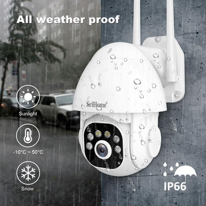 SriHome NVS001E-IPC039B 5MP 8CH HD NVR Wireless Cameras Set, Plug:AU Plug - Video Recorder Kit by SriHome | Online Shopping UK | buy2fix