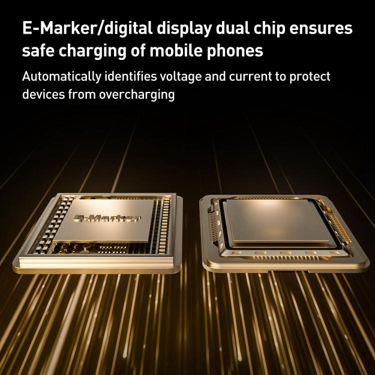 Type-C Male to Type-C Female 240W 80Gbps Adapter with Digital Display(Grey) - OTG Adapter by buy2fix | Online Shopping UK | buy2fix